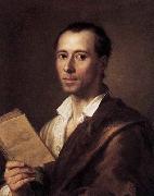 Portrait of Johann Joachim Winckelman MENGS, Anton Raphael